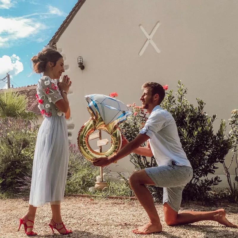 Ring Foil Balloons, Diamond Foil Balloons, Foil Balloons for Valentine Wedding Party Arrangement Anniversary Decoration Ring Foil Balloons, Diamond Foil Balloons, Foil Balloons for Valentine Wedding Party Arrangement Anniversary Decoration